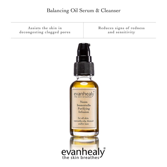 EVANHEALY Neem Immortelle Purifying Infusion Nourishing Cleansing Oil Serum 1 oz - Picture 8 of 11